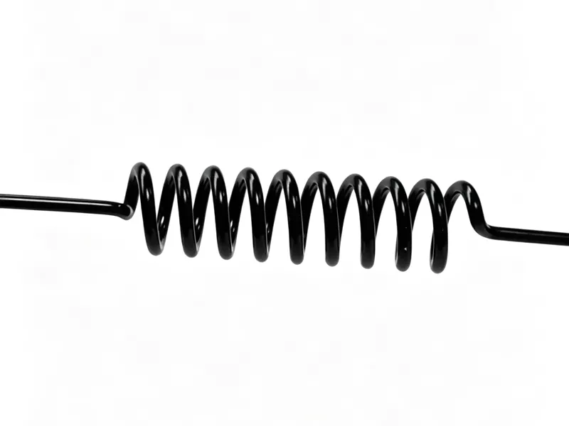 Blackened rust-proof copper spring rod antenna for long-distance 5G communication